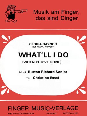 cover image of What'll I DO